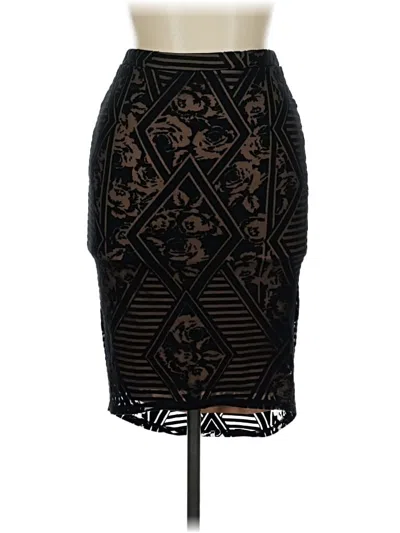 Pre-owned Material Girl Formal Skirt In Black