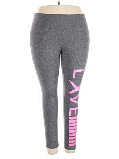 Pre-owned Material Girl Leggings In Gray