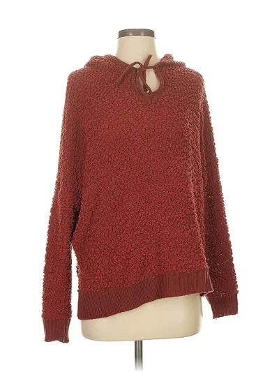 Pre-owned Material Girl Pullover Sweater In Red