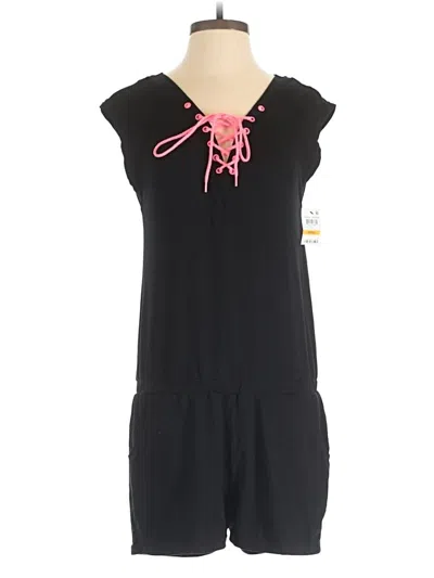 Material Girl Romper In Black