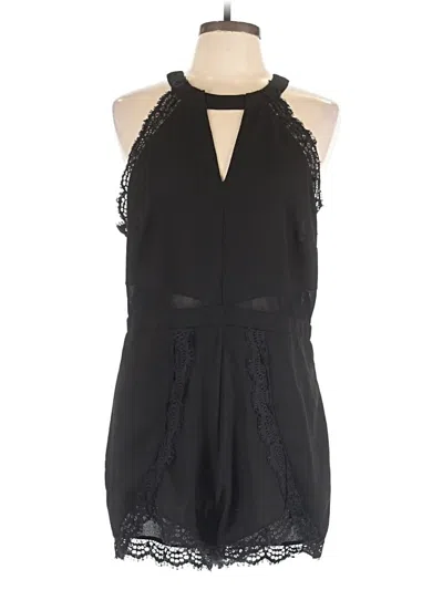 Pre-owned Material Girl Romper In Black