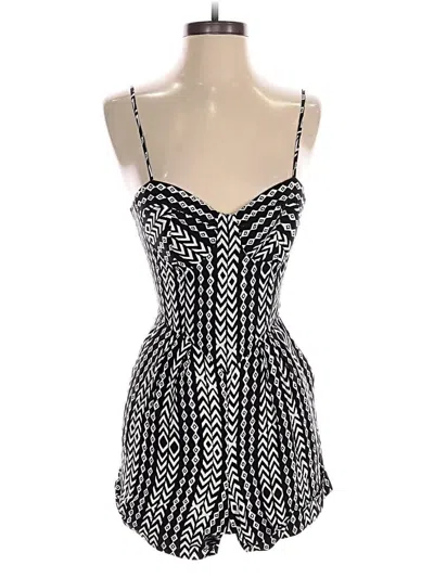 Pre-owned Material Girl Romper In Black