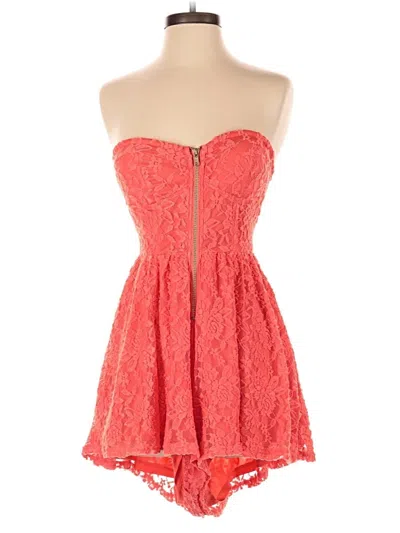 Pre-owned Material Girl Romper In Orange