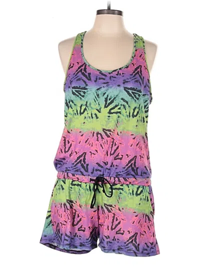 Pre-owned Material Girl Romper In Pink