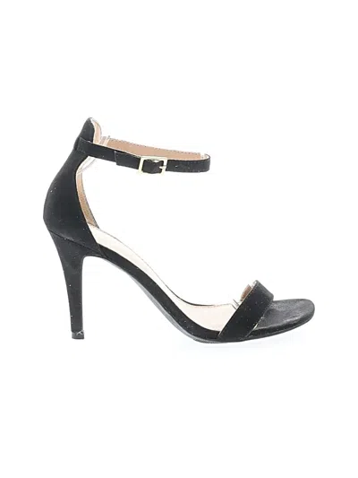 Pre-owned Material Girl Sandals In Black