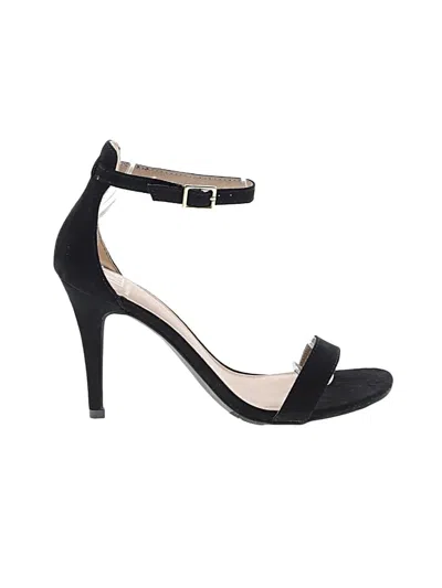 Pre-owned Material Girl Sandals In Black