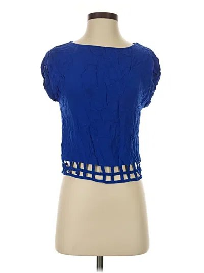 Pre-owned Material Girl Short Sleeve T-shirt In Blue