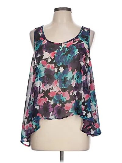Pre-owned Material Girl Sleeveless Blouse In Purple