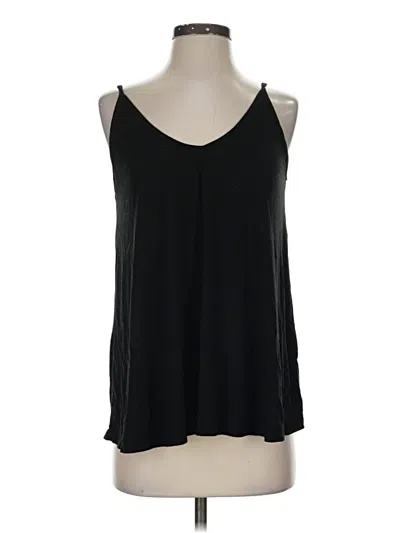Pre-owned Material Girl Tank Top Black Halter Neckline Tops