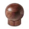 Material Salt Sphere In Walnut