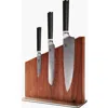 Material The Knives And Stand Set In Walnut Almost Black