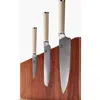 Material The Knives And Stand In Walnut/cool Neutral