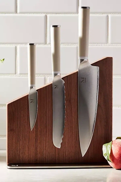 Material Trio Of Knives In Metallic