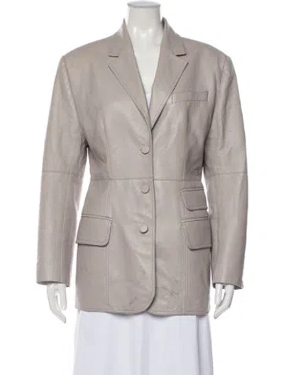 Pre-owned Materiel Blazer In Gray