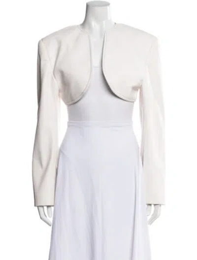 Pre-owned Materiel Bolero In White