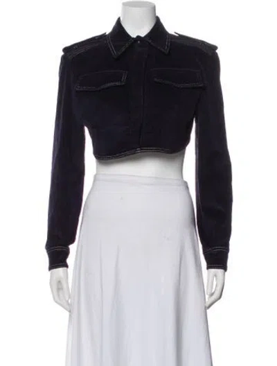 Pre-owned Materiel Jacket In Purple