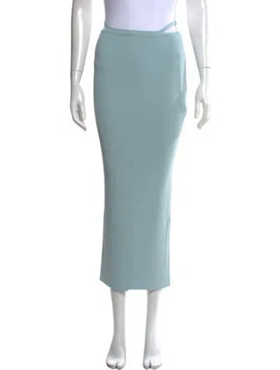 Pre-owned Materiel Long Skirt W/ Tags In Blue