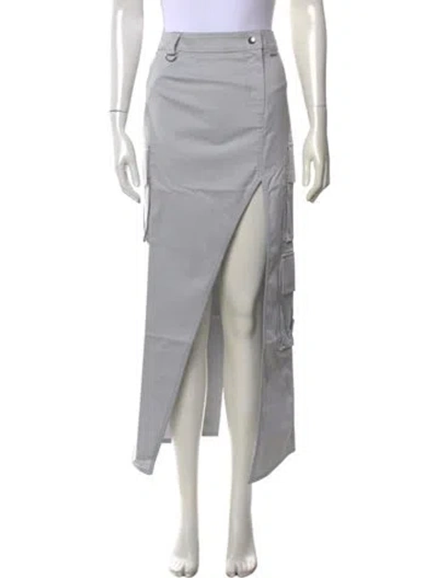 Pre-owned Materiel Long Skirt W/ Tags In Grey