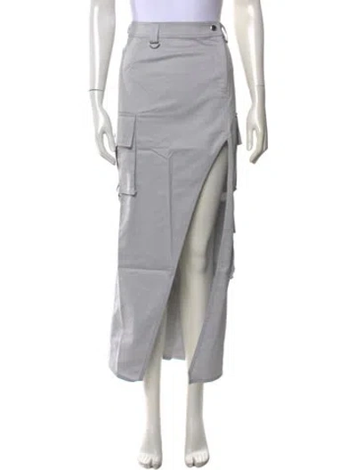 Pre-owned Materiel Long Skirt W/ Tags In Grey