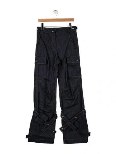 Pre-owned Materiel Mid-rise Wide Leg Jeans W/ Tags In Blue