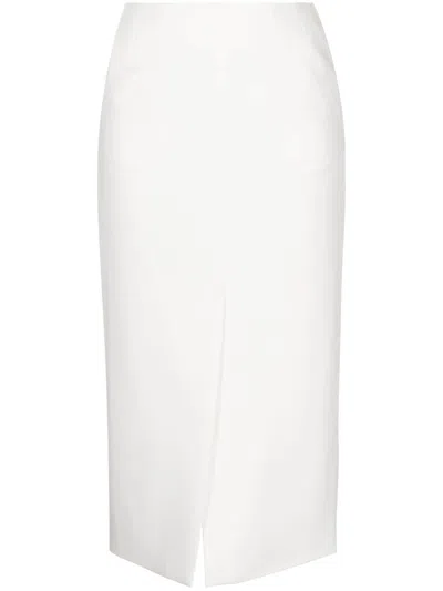 Materiel Pencil Midi Skirt In White