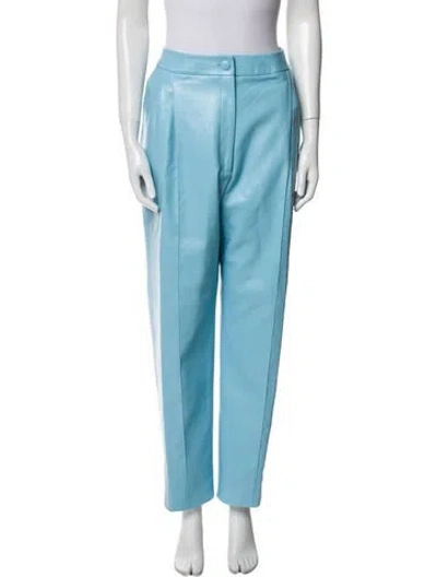 Pre-owned Matériel Tbilisi Straight Leg Pants In Blue