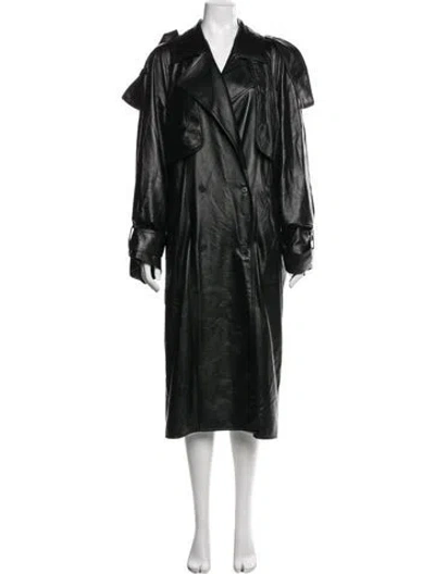 Pre-owned Matériel Tbilisi Trench Coat In Green