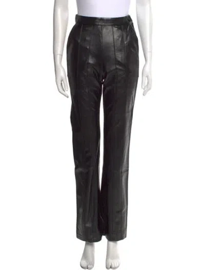 Pre-owned Matériel Tbilisi Wide Leg Pants W/ Tags In Black