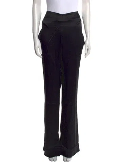 Pre-owned Matériel Tbilisi Wide Leg Pants W/ Tags In Black