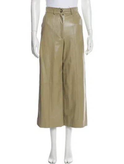Pre-owned Materiel Wide Leg Pants In Neutral