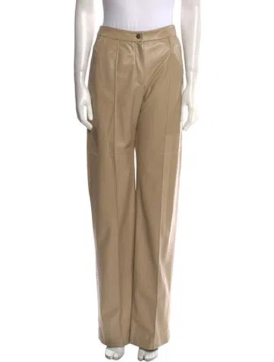 Pre-owned Materiel Wide Leg Pants In Neutral