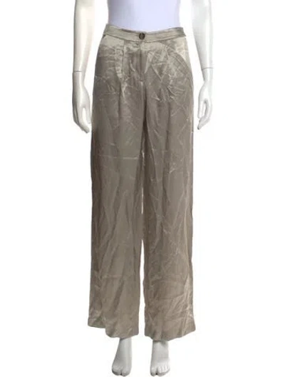 Pre-owned Materiel Wide Leg Pants In Neutrals