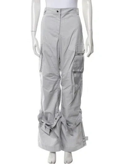 Pre-owned Materiel Wide Leg Pants W/ Tags In Grey