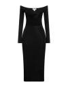 Materiel Matériel Woman Midi Dress Black Size 2 Polyester, Nylon, Lycra In Black