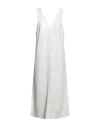 Materiel Matériel Woman Midi Dress White Size 6 Polyester In White