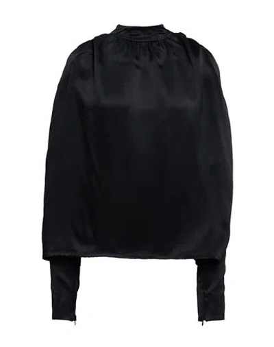 Materiel Matériel Woman Top Black Size M Viscose, Polyester In Multi