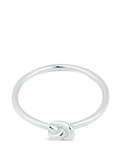 Mates Knot Ring In Silver