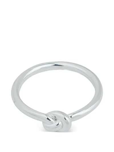 Mates Knot Ring In Silver