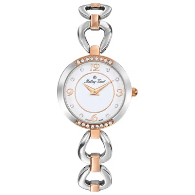 Mathey-tissot Fleury Crystal-embellished 30mm Watch In White