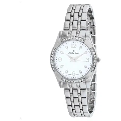 Mathey-tissot Fleury Crystal-embellished 30mm Watch In White