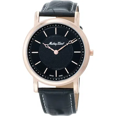 Mathey-tissot Men's City Black Dial Watch