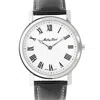 Mathey-tissot Men's City White Dial Watch In Black