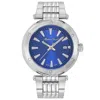 Mathey-tissot Men's Neptune Blue Dial Watch In Silver