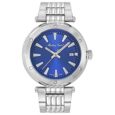 Mathey-tissot Neptune 42mm Watch In Silver