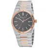 Mathey-tissot Men's Zoltan Brown Dial Watch In Metallic