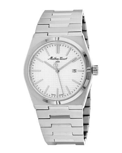 Mathey-tissot Zoltan 40mm Watch In Silver
