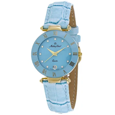 MATHEY-TISSOT WOMEN'S COUPOLE BLUE DIAL WATCH