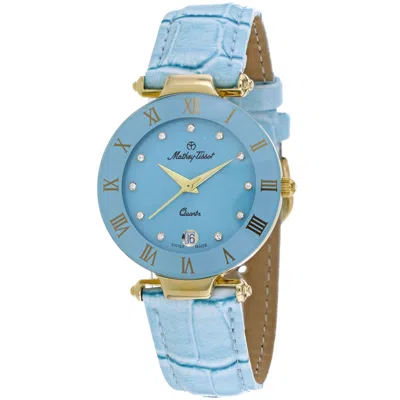 MATHEY-TISSOT WOMEN'S COUPOLE BLUE DIAL WATCH