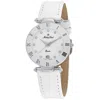Mathey-tissot Women's Coupole White Dial Watch In White