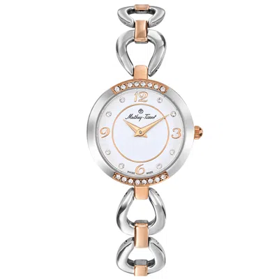 Mathey-tissot Women's Fleury 1496 White Dial Watch In Gold